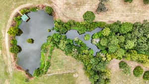 Land drone photography