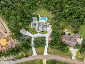 Luxury real estate drone photography