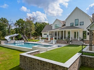 Luxury real estate drone photography