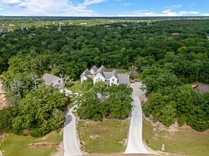 Luxury real estate drone photography