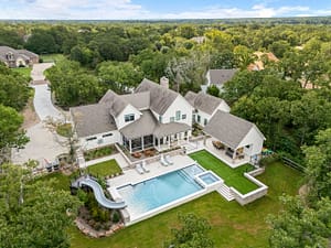 Luxury real estate drone photography