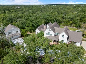 Luxury real estate drone photography