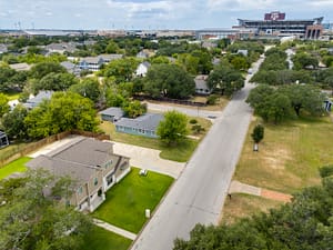 Real estate drone photography