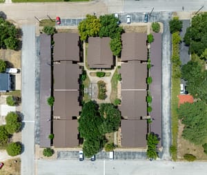 Commercial real estate drone photography